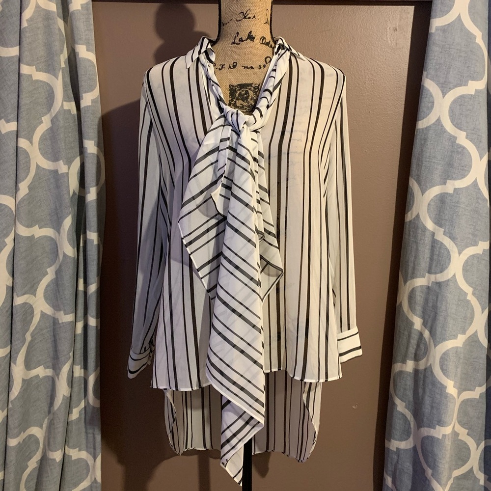 WHBM Sheer Tunic